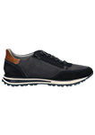Sneaker in pelle blu