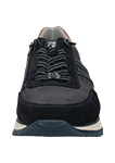 Sneaker in pelle blu