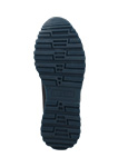 Sneaker in pelle blu